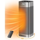 1500w Ceramic Space Heater Remote Control 60   Oscillation Indoor Fast Heating Us