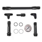 For 4150 Holley Carburetor 6an Braided Dual Feed Carb Fuel Line Double Pump 