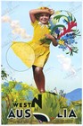 Western Australia 1930s Vintage Travel Poster Trompf Wall Art Print Retro