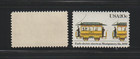 Us Efo Error Stamps  2060 Alabama Streetcar  Color Shift  Wrong Name  Mnh