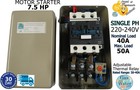 G w 7 5 Hp Magnetic Motor Starter Single Phase Control 220 240v 30-40a
