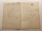 Antique 3 Page Spanish Colonial Document   Ponce Puerto Rico 1850