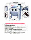  bm  Sand Blast Cabinet Industrial Sbc 420  3 Doors 110gal w free Dust Collector