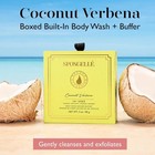 Spongelle Buffer Coconut Verbena Body Wash Infused Cleanse Exfoliate 14  Uses X4