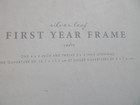 Pottery Barn Kids Silver Leaf First Year Large Frame Nursery Photos New Open Box