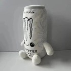 Monster Energy Drink Plush Toy White Zero Sugar Can Soft Stuffed Doll Decor Gift