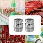 2 Pack Aluminum Camlock Fittings Type B   Type F Cam And Groove Hose Fittings A 