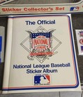 1983 National League Baseball Sticker Starter Kit  Album  Wallet  Logo Imperial
