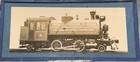 Vintage Antique 1900 Steam Locomotive Photo Picture Railroad Engineer Framed Old