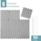 - Blocking Mats For Knitting   Crochet Projects  12  X 12   9 Pack With 150 Pcs