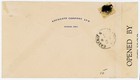 Barbados 1942 Censored Cover To St Lucia  L4 Type Label In Black