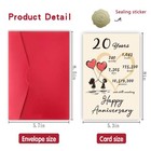 20th Anniversary Card 20th Anniversary Decorations 20 Year Wedding Anniversar   