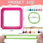 1100 Pcs Weaving Loom Refill Loops Kit 17 Color For 10 Inch Potholder Bands