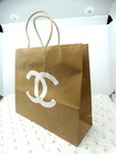 Rare  Genuine Vintage 1995 Chanel Cc Logo12 5   Beige   White Paper Shopping Bag