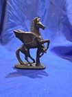 Elegant Black Matte Unicorn Figurine