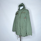 Vintage L Rothco M-65 Field Jacket Coat Mens Olive Army Green Military Style