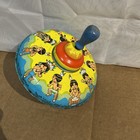 Vintage Ohio Art 10 Little Indians Tin Lithograph 10  Spinning Top 1960 s Works