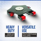 Strongway Omni-directional Machinery Mover  8800-lb  Capacity  360   Rotation