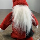 Vtg 2004 Woof   Poof 20  Santa Clause Velvet Black   Burgundy Shelf Sitter Plush