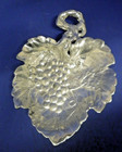 Vintage Arthur Court 1993 Grape Leaf Small Aluminum Bowl Candy Nuts 5 