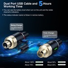 Lekato 5 8g 4 Channel Wireless Microphone  Xlr Transmitter Receiver System  Us