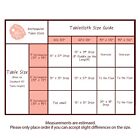 5 Pc Rectangle Tablecloth Table Cover Party Wedding Linen Colors Choose Size 