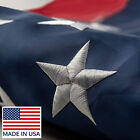 Us American Flag Heavy Duty Luxury Embroidered Stars Sewn Stripes Grommets Nylon