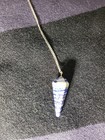 Sodalite Crystal Pendulum Dowsing Divination Tool Reiki Energy Healing Stone