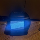 Vtg Amtel 5  Black   White Portable Crt Tv Ac Dc Works With Battery cig Lighter 