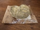 Vintage Virginia Metalcrafters Brass Geranium Leaf Tray 1948 New Item 3-28