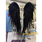 Acgn Exhibition Cosplay Angel Wings Halloween Prop Black Feathered Angel Limb