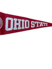 Vintage Ohio State University Felt Pennant Banner 17    Red College Sports