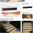 Solar Step Lights For Outside  33 Focused-beam High-brightness Leds  Waterproof 