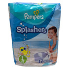 3 X Pampers Splashers   Disposable Swim Pants Size L   31lbs  17ct Ea 