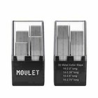 Stainless Metal Collar Stays  Set Of 56 In A Divided Plastic Box  4 Sizes     