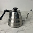 Hario  V60 Stainless Steel Gooseneck Coffee Drip Kettle 1 2l- Silver New