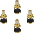Pack Of 10 Tr575 1-1 8  Brass Clamp-in Tubeless Tire Truck Valve Stem