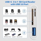 New - Usb-c Sd Card Reader W  Micro Sd  Usb 3 0     Iphone  Ipad  Mac  Android