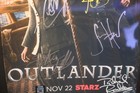 Signed Poster - Outlander - Sam Heughan   Tv Series  11x17  coa
