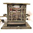 Antique 1913 - 1920s Universal Electric Toaster Landers  Fray   Clark With Cord