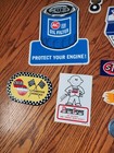 Collection Of Vintage Automobile Advertising Decals  new Old Stock  Gas   Oil