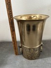 Top Half Vintage Brass Umbrella Cane Holder Stand Head Handles  5lbs