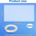 12 Pack Abrasive Blasting Cabinet Lens Cover Clear Polyester Film Sandblast New