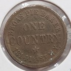 1863 Broas Pie Baker New York One Country Civil War Token Ny-630m 1060 Cwt-nyak
