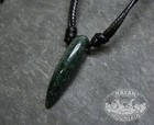 Simple Jade Jaguar Tooth Claw Necklace Guatemalan Jadeite Guatemala Sjt-01  dgj 