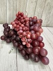 Vtg Artificial Faux Fake Food Prop Fruit Grapes Home Kitchen Decor Display Set 3