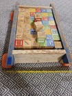 Vintage 1970s Playskool Wagon With Blocks
