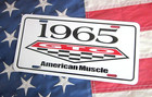 1965 Pontiac Gto  American Muscle License Plate Car Tag 65 Goat Tiger Geeto