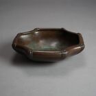 Antique Chinese Bronze Low Bowl  Signed  Circa 1900