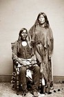 Last Kiowa Chief Lone Wolf And Wife Photo Warrior Native American Indian Guipago